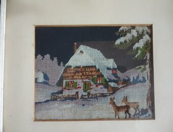 Predam stary vysivany obraz - 2