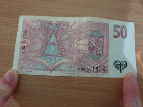 Česká 50 korunáčka - bankovka - 2