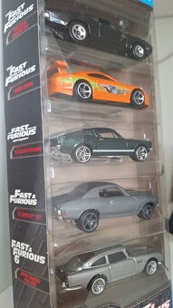 Sada hotwheels rychlo a zbesilo fast & furious  5ks - 2
