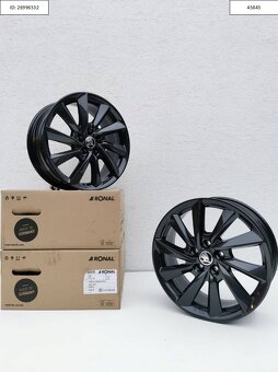 Nové Skoda Alu disky R18 Ronal 7,5X18 ET40 5X112 1237 - 2