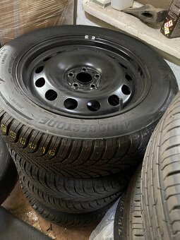 zimne pneu195/60 r16 +disky 5X100 6jx16 et35 45 - 2