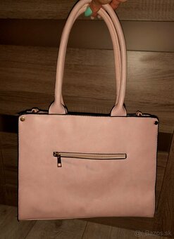 Kabelka v staroružovej farbe - 2