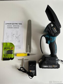 Mini aku retazova pila Brushless motor 6/8” (Makita baterky) - 2