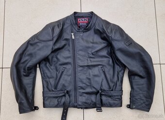 Pánská kožená moto bunda iXS velikost 66 (3XL) - 2