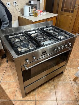 Rúra s varnou doskou. Šírka 100cm - 2