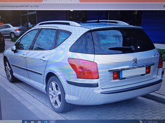 Peugeot 407 SW kufrové dvere - 2