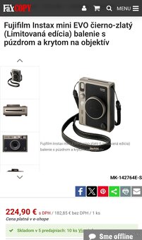 Fujifilm instax mini Evo titanium gold - 2