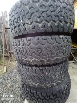 Alu disky 5x115 s terénnymi pneu - 2