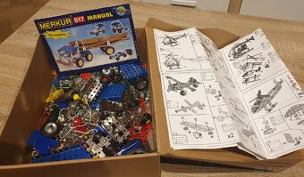 2 x stavebnica Merkur a 1x stavebnica Meccano - 2