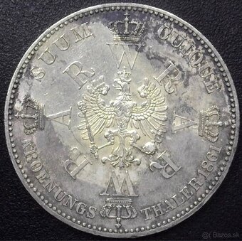 Toliar William I. 1861 Prusko - 2