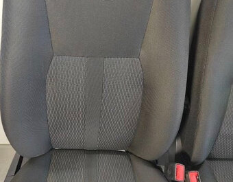 sedadlá pre DISCOVERY 4 čierne texil Airbag. L+R - 2