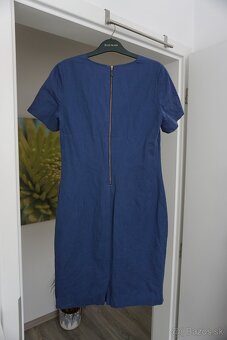 Krasne tmavo modre saty, vel. M/L - 2