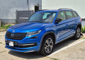 Škoda Kodiaq Sportline 4x4 DSG webasto 360kam race blue - 2
