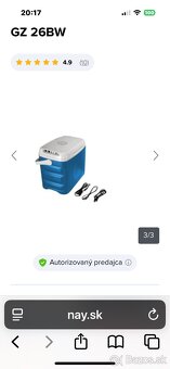 Autochladnička Guzzanti GZ26BW - 2