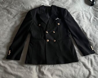 Dvojradove cierne sako - 2