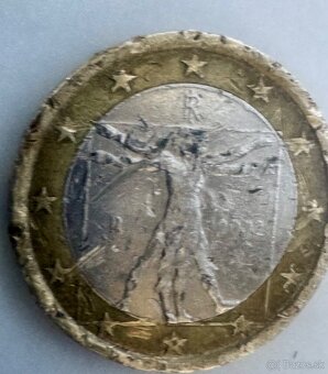 Italiana Dá viníc 1€ 2002 chybná razba - 2