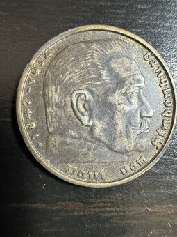 Predam Germany - Third Reich 2 Reichsmark KM# 93 striebornu - 2