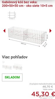 Gabionove kose - 2