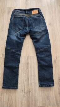 Kevlarové motocyklové rifle AYRTON 505 – 2023 (Blue) - 2