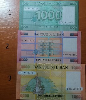 Bankovky Libanon - 2