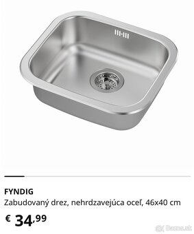 uplne novy drez Fyndig + sifon Lillviken - 2