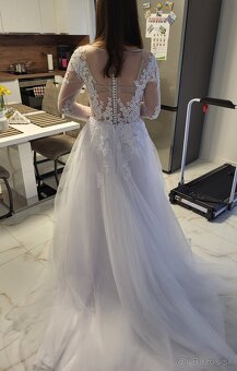 💍✨ Nádherné snehobiele svadobné šaty - 2