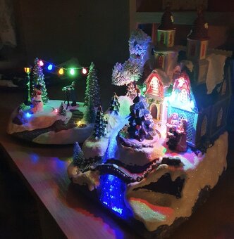 Led vianočná krajinka - 2