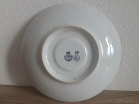 porcelánové tanieriky Made in Czechoslovakia podšálky - 2