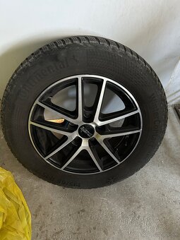 zimné pneumatiky Continental 195/65 R15 T na alu diskoch - 2