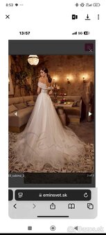 Svadobné šaty vel. 40 - 2