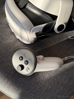 Meta Quest 3 (128 GB) + boboVR M3 Strap s batériou – výborný - 2
