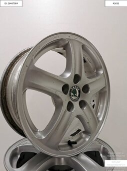Original Skoda Octavia alu disky 5x100 R15 6x15 ET38 1203 - 2