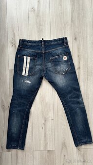 Pánske štýlové džínsy DSQARED2 - veľkosť48 -  33/31 - 2