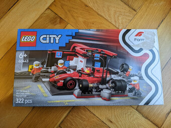 LEGO CITY 60443 Zastávka v boxoch F1 - 2