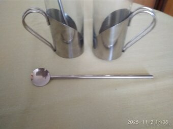 2x sklenice na teplé nápoje - 2