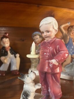 Soška chlapček a psík - 2