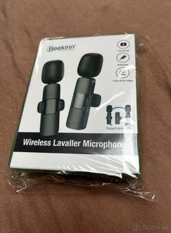 Bezdrôtový klipový mikrofón pre iPhone, iPad, Android, USB-C - 2