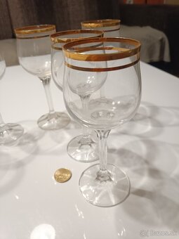 Sada pozlátených pohárov - 6ks - 2