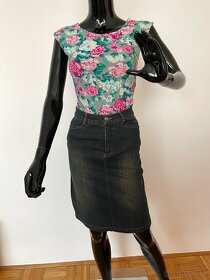 Dámska riflová sukňa - 2