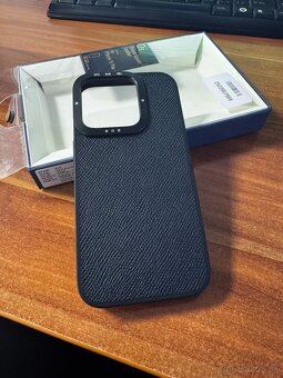 Apple iPhone 15 Pro case - kožený obal z pravej kože “Epsom” - 2