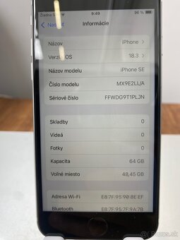 iPhone SE 64GB 2020 - 2