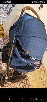 Športový kočík lionelo Annet plus blue denim - 2