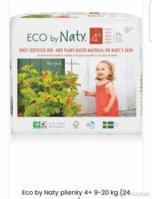 Predám nové detské plienky Eco by Naty. Rôzne veľkosti viď f - 2