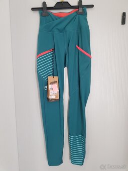 Dámske legíny ORTOVOX Mandrea Tights (pacific green) - 2