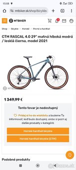 CTM rascal 4.0 (2021) veľkosť XL "22" - 2