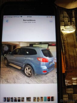 hyundai santa fe diely rok 2007 2.2 crdi - 2