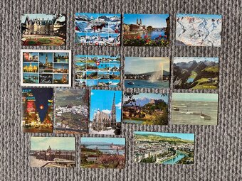 Retro pohľadnice Európa 95 kusov - 2