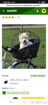 Predam kosik na bycikel pre zvieratko - 2