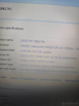 Lenovo IdeaPad 1 14IGL7 / intel / 4GB RAM / 128GB SSD - 2