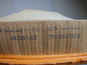 Predám originálny vzduchový filter 7701047478 Espace 3 - 2